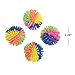 Fun Express Rainbow Porcupine Soft Vinyl Balls (Bulk Set of 36) Party Favor Toys and Giveaways