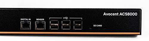Image of Vertiv Avocent ACS8000 Serial Console, 48 port Serial Console Server, USB Port Sensors, Expanded Memory Capabilities, Remote Data Center and Out of Band Management, Single AC Power (ACS8048SAC-400)