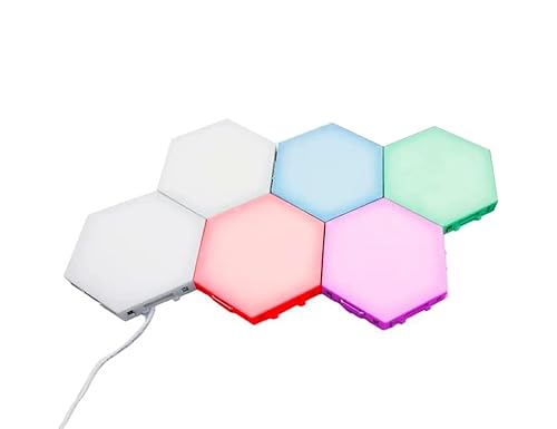 Bright Autism Tap-Tap Touch Sensory Lights – Dimmable Room Lighting for Therapeutic & Educational Play. Visual & Tactile Soothing LED Stimulation. Perfect Addition to Your Child's Bedroom (6pcs)