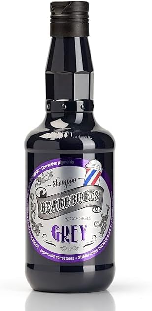 BEARDBURYS Grey Hair Shampoo 330ml, Made With Spanish Formula For Professional Use, The Product of Spain (Imported)