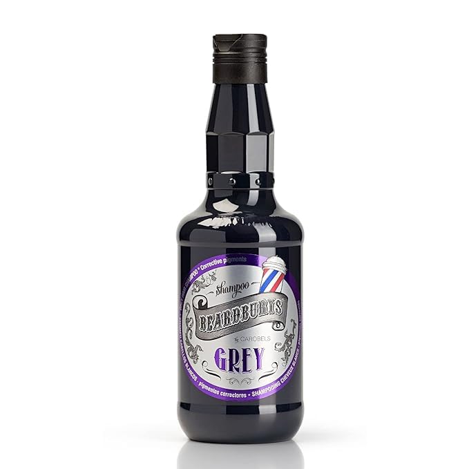 BEARDBURYS Grey Hair Shampoo 330ml, Made With Spanish Formula For Professional Use, The Product of Spain (Imported)