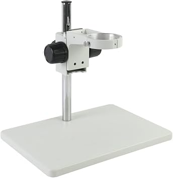 Microscope Accessories Kit Lab Adjustable Boom Table Working Stand Holder 76mm Ring Holder Adjustable Metal Arm Microscope Slides2