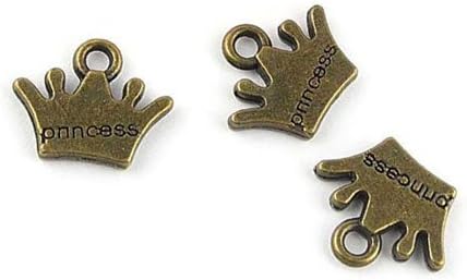 Jewelry Making Charms EG036 Imperial Crown Ancient Bronze Retro Findings Bulk Pendant for Necklace Bracelets