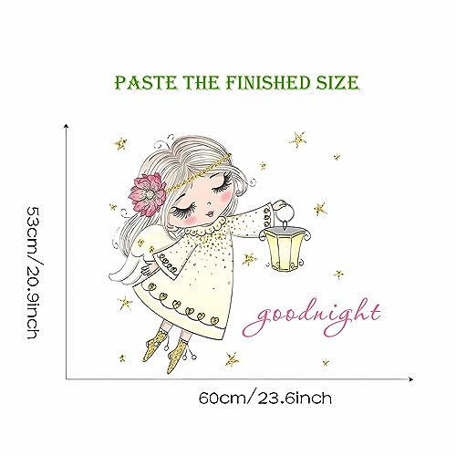 Vinilo Decorativo Ángel Rose Pink para Pared miniatura 6