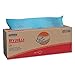 WypAll L40 Wipers, 16 2/5 x 9 4/5, Blue, 100/POP UP Box, 9 Boxes/Carton