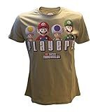  Nintendo T-Shirt -L- SMB Players (khaki)