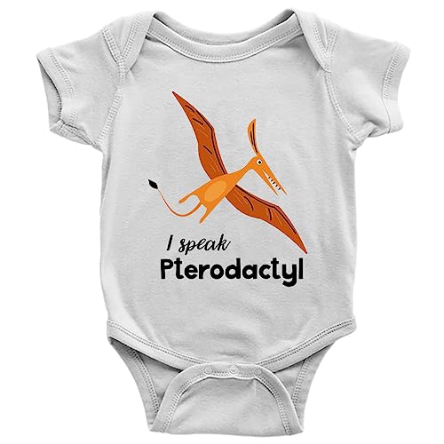 I Speak Pterodactyl Baby Boy Girl Romper Newborn Organic Bodysuit Romper
