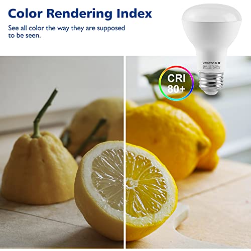 Image of 20-Pack BR20 LED Bulb 5000K Daylight White 7W 50W 60W Equivalent 750LM Dimmable E26 Base Indoor Flood Light Bulbs for Recessed Can Ceiling Lighting