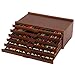 VISWIN 6-Schublade Holz K&uuml;nstler Supply Storage Box mit abnehmbaren Trennw&auml;nden, Premium Buche Holz Kunst Storage Box, Portable Organizer Box f&uuml;r Farben, Stifte, Pinsel und Kunstzubeh&ouml;r