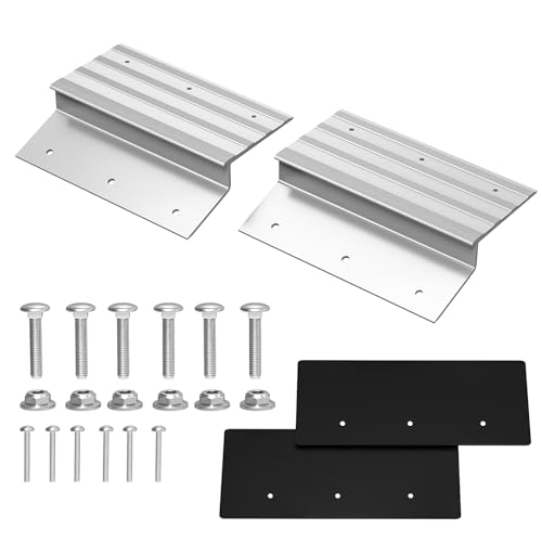 SAL Aluminum Ramp Top Kit 2 12 Heavy Duty Loading Ramp Ends for Truck Motorcycle Lawn Mower and ATV 750lbs Capacity Per Ramp