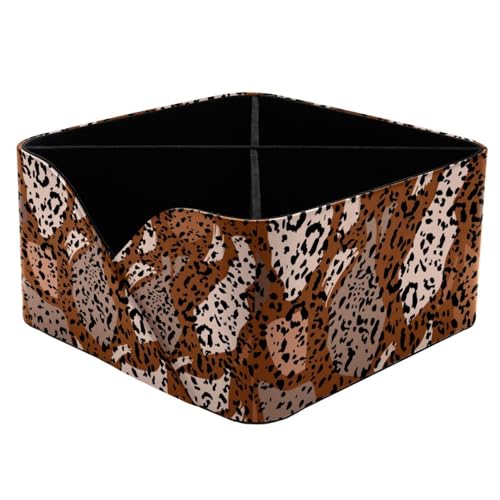 Fournitures de bureau pour la maison : pot de rangement léopard - 2