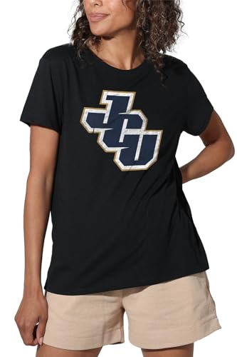 John Carroll University Official Distressed Primary Women's Loose, Black, S