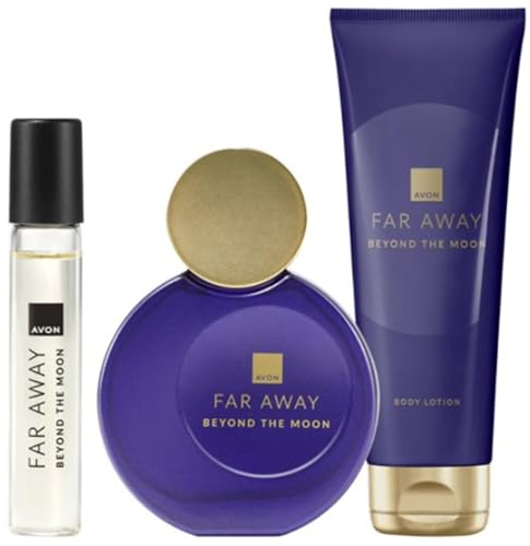 Image of Far Away Beyond The Moon set, includes Eau de Parfum 50ml, Body Lotion 125ml and Purse Spray 10ml