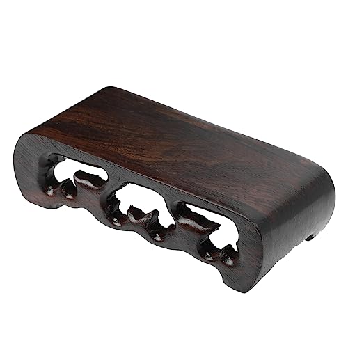 VICASKY Solid Wood Bonsai Pedestal for Bonsai Trees Plant Pot Riser Display Stand Base