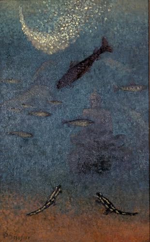 Tableau Impressions d'art Mural le bouddha submergé Paul Sérusier poster 60x90cm