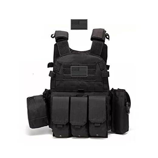AZB Tactical Vest For Men Quick Release Breathable Paintball Airsoft Vest Adjustable