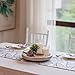 Lazy Susan Organizer Wooden Turntable: Hanobe White Round Wood Trays 12