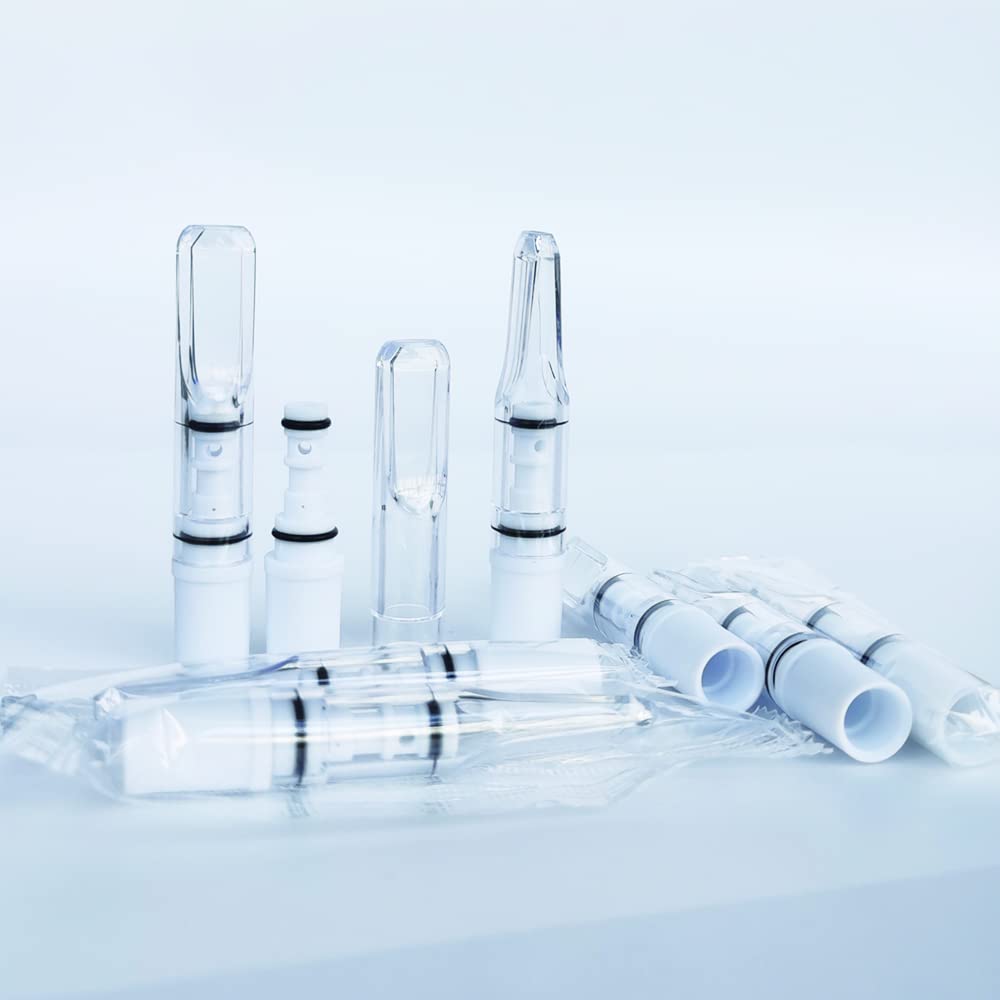 ELFINEAR Reusable Cigarette Filters Both Regular and Slim Cigarettes - Bulk Economy Pack (50 Per Pack) (White)