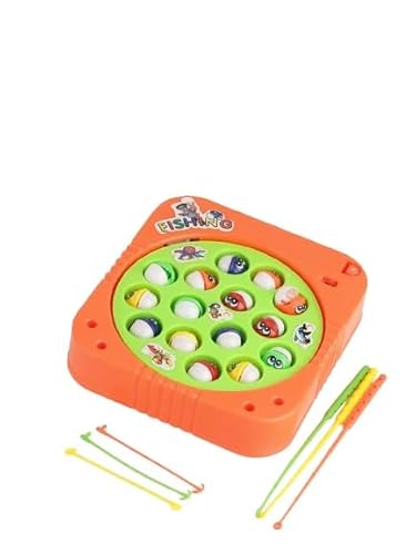 Brinquedo Jogo Pega Peixe Pesca Maluca Pescaria Infantil Fishing Game Inclui 3 Varas Estimula Concen