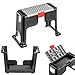 Produktbild KADAX Gartenhocker, 57x28x37cm Kniebank für Gartenarbeiten, 2in1 Kniebank und Tritthocker aus robustem Polypropylen Stabiler Arbeitshocker für Garten (Schwarz)