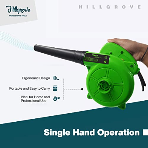 Image of Hillgrove HGCM1265M3 800W-18000RPM Electric Air Blower and Suction Dust Cleaner for AC /Computer /Home with Air Blower Fan Machine Gun Dust Cleaning Forward Curved Air Blower