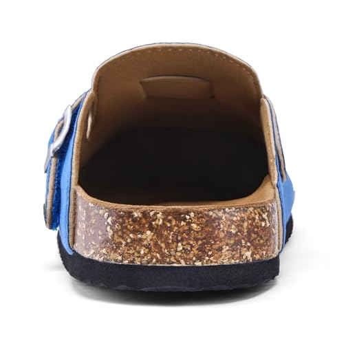 Image of Torotto Kids Clogs Cork Footbed Slippers Arch Support Potato Shoes with Adjustable Strap for Boys Girls