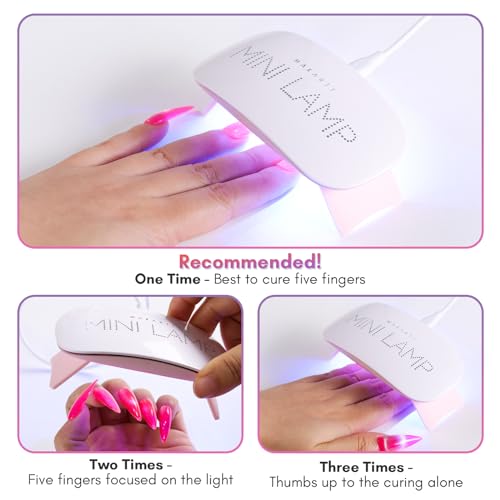 Makartt 6W Led Uv Nail Dryer Curing Lamp 60S Timer Usb Portable For Gel Nails Based Polishes, White - Image 6