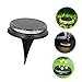 QUMIIRITY Outdoor Solar Ground Led Lamp for Garden Lawn Patio Decor Warm Light Design and Simple Installation Outdoor Lighting Tool