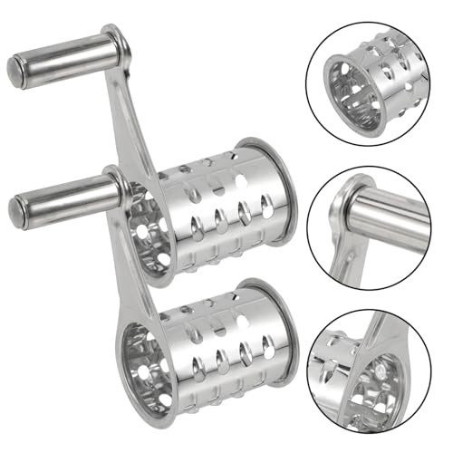 Ipetboom Rallador Giratorio Manual de Acero Inoxidable miniatura 5