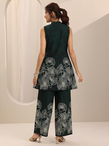 Image of Libas Red Printed Cotton Co-Ord Sets