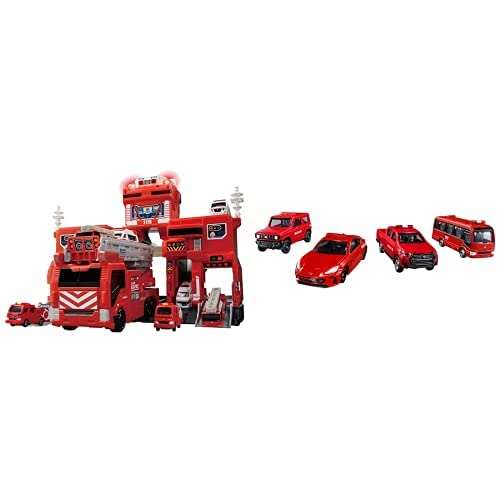 Amazon.co.jp: トミカ 変形出動 ! ビッグファイヤー & コマンド