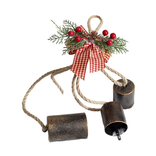 Oshhni Adorno de Campana navideña, decoración para de, Estilo Retro Vintage, para Colgar en Interiores, Fiestas, restaurantes, Style a