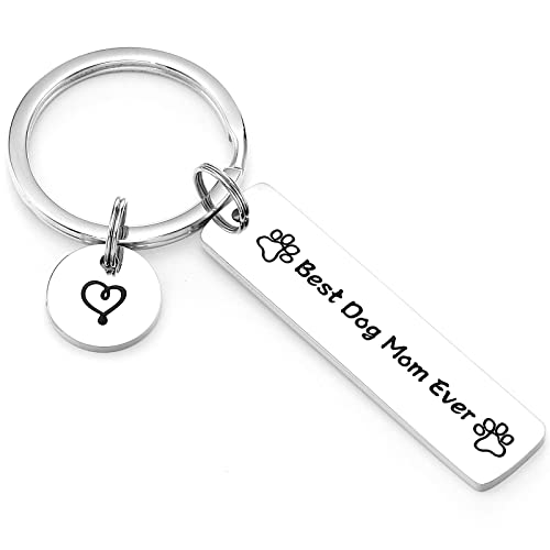 Kivosliviz Dog Mom Keychain