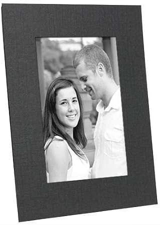 Black cardstock photo easel frame w/plain border sold in 25s - 4x6