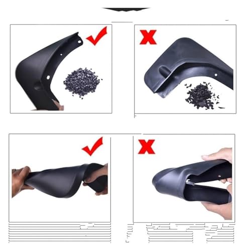 Guardabarros coche para Q7 2006-2015 con protector contra salpicaduras lavanda 4