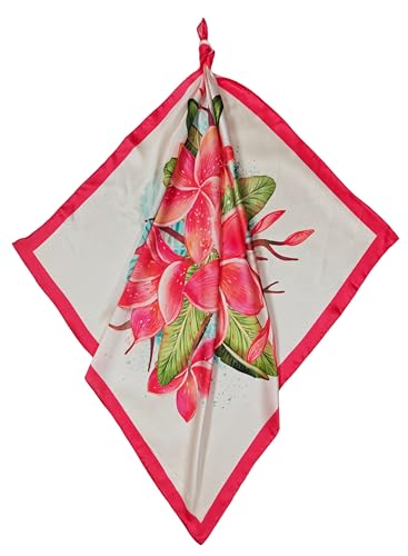 Image of Satin Silk Small Square Scarf for Women, Printed Soft and Comfy Neck Head Tie Scarf Bandana