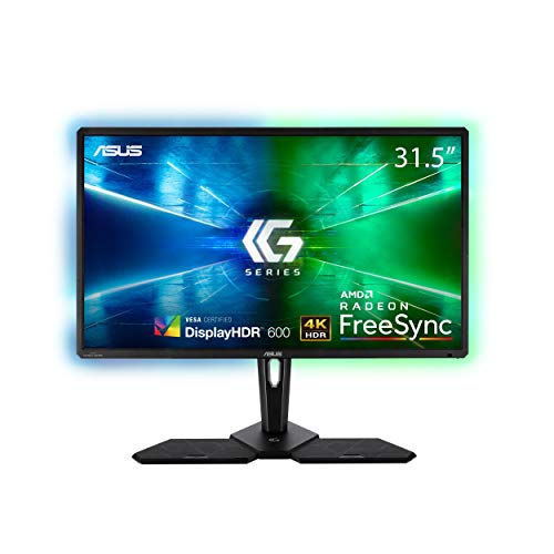 Asus CG32UQ, 32" 4k(3840x2160), Console Gaming Monitor, Freesync for Xbox, PlaySyatin and Nintendo Switch, DP, HDMI, UB3.0, DCI-P3 95%, DisplayHDR 600, Halo Sync, GameFast, Remote Control