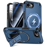 Goton for iPhone 17e/16e Case with Privacy Tempered Glass Screen Protector