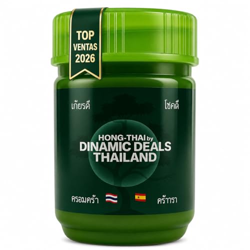 Inhalador Nasal Aromático Tailandés con Hierbas Naturales - Alivio de Congestión, Migrañas, Estrés y Mejora Deportiva.