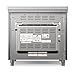 KoolMore 36 Inch All-Electric Range Oven with Ceramic Cooktop Burners, Stainless Steel Kitchen Stove with Large Capacity Convection Cooking, 4.3 cu. ft. (KM-FR36EE-SS)