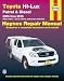 Produktbild Toyota Hilux 4X4 (Aus): 2005-2015: 2WD & 4 WD. Series TGN16, GGN15/25, KUN16/26