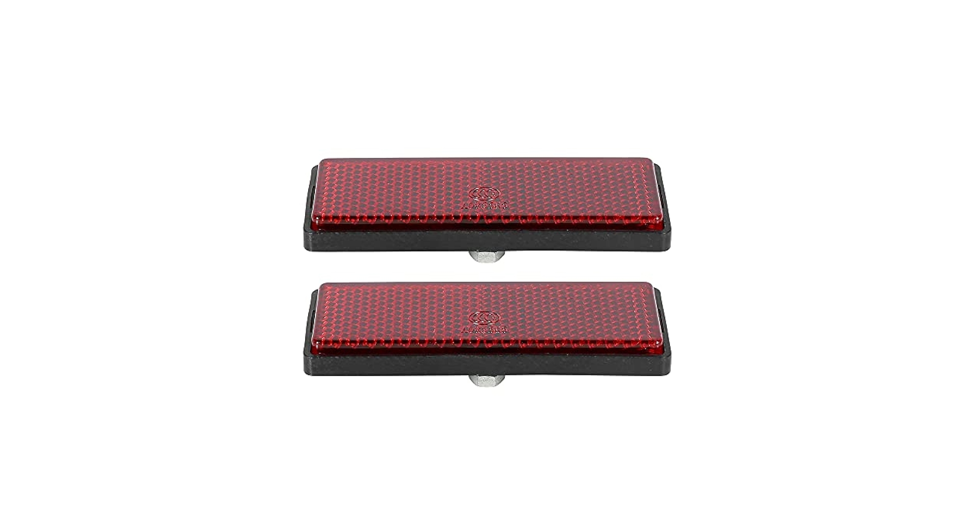 Amazon.com: F FIERCE CYCLE Pair M6x1.0 Red Rectangle