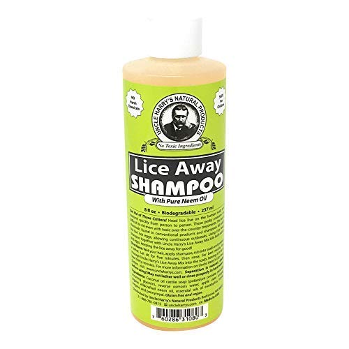 Uncle Harry, Shampoo Lice Away, 8 Ounce Health & Household