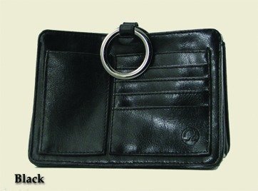 Pouchee Purse Insert Ultimate Organizer - Great for Kindle Fire & iPad Mini (Black Leatherette)