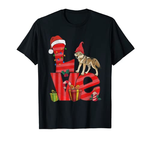 Christmas Theme Outfits for Coyote Lover Ugly Xmas Funny T-Shirt