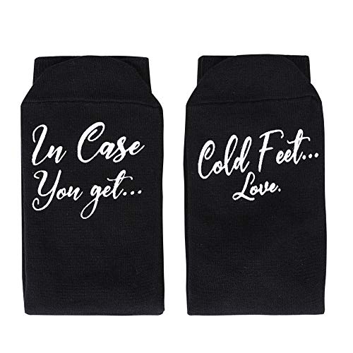 Udobuy Groom Socks/Wedding Gift Socks/In Case You Get Cold Feet/Personalized ...
