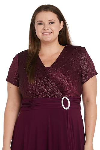 Image of R&M Richards Women's Opulent Flow Evening Dress