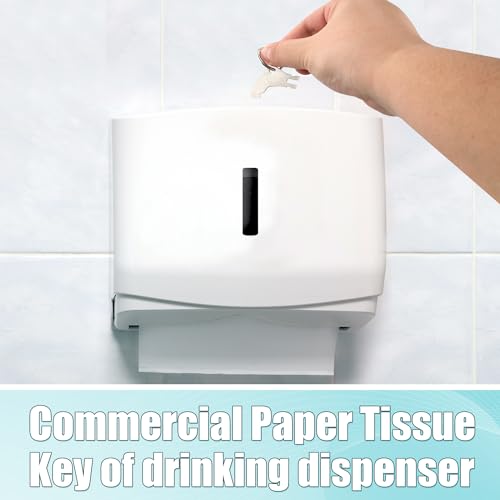 14stk Schlüssel für Taschentuchspender, Zuverlässiger Schlüssel für Papierhandtuchspender 14 Metallschlüsselringen Cormatic Howard Spender große Bürogebäude Wartung medizinische Einrichtungen