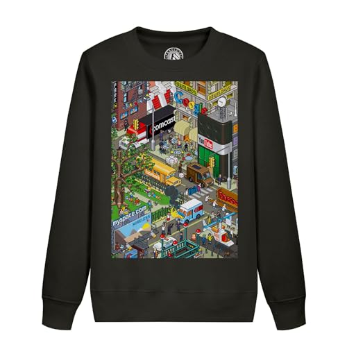 Sweatshirt enfant pixel art chaud et résistant pour jeune geek jeux video