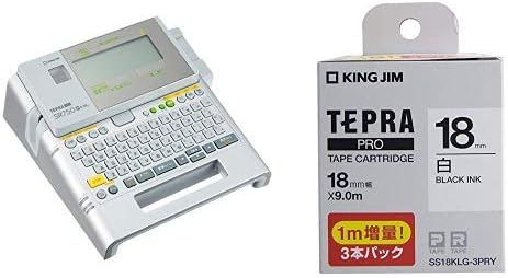 Amazon キングジム ラベルライター テプラpro Sr750 18mmテープ3本セット テープ 文房具 オフィス用品